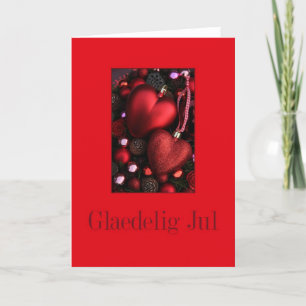 Carte de Noël danoise - Glæ delig jul