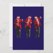 Carte de Noël Danse Trump