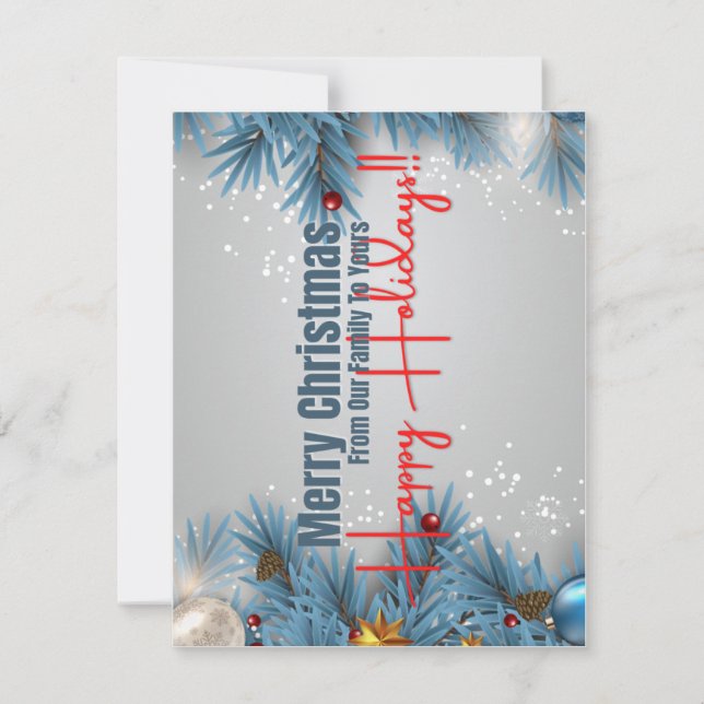 Carte de Noël de 5,5 po x 4,25 po (Devant)