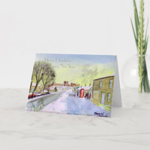 Carte de Noël de Bamburgh Village