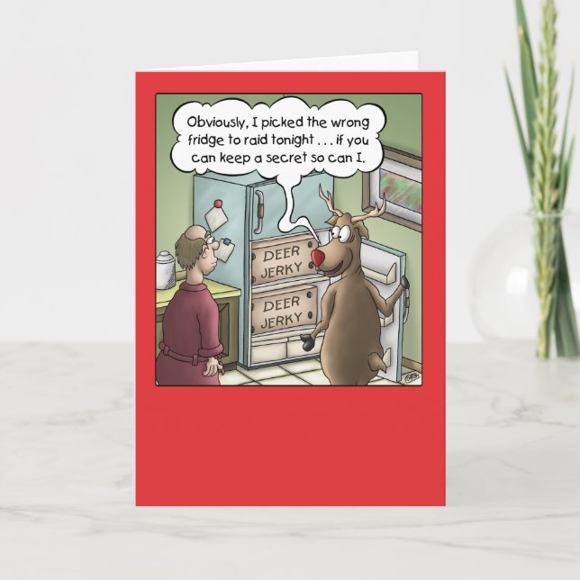 Carte de Noël de bande dessinée : Pillage du (Devant)