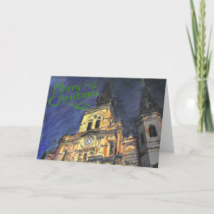 Carte de Noël de cathédrale de St Louis