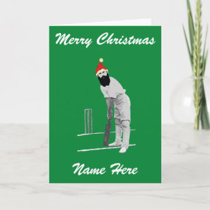 Carte de Noël de cricket