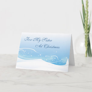 Carte de Noël de Diva pour soeurs
