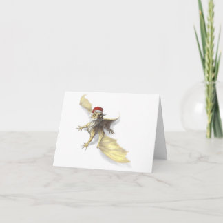 Carte de Noël de dragon de Lil