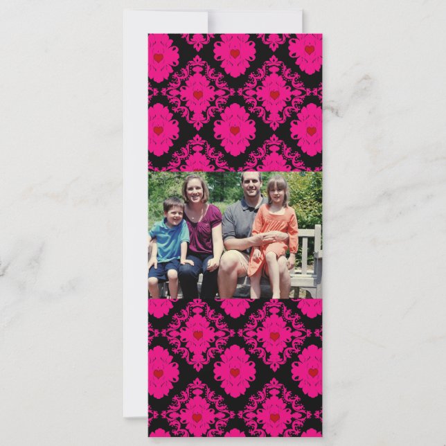 Carte de Noël de famille 4x9 (Devant)