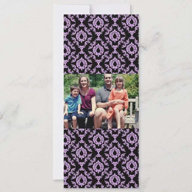 Carte de Noël de famille 4x9 (Devant)