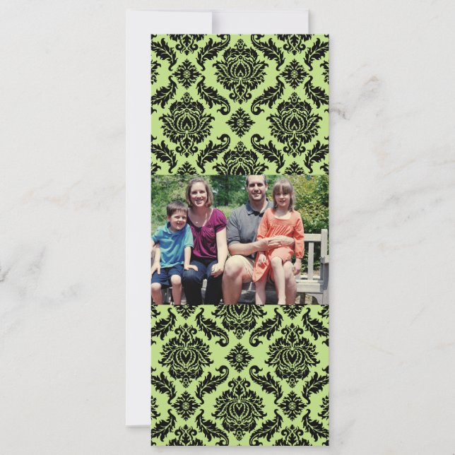 Carte de Noël de famille 4x9 (Devant)