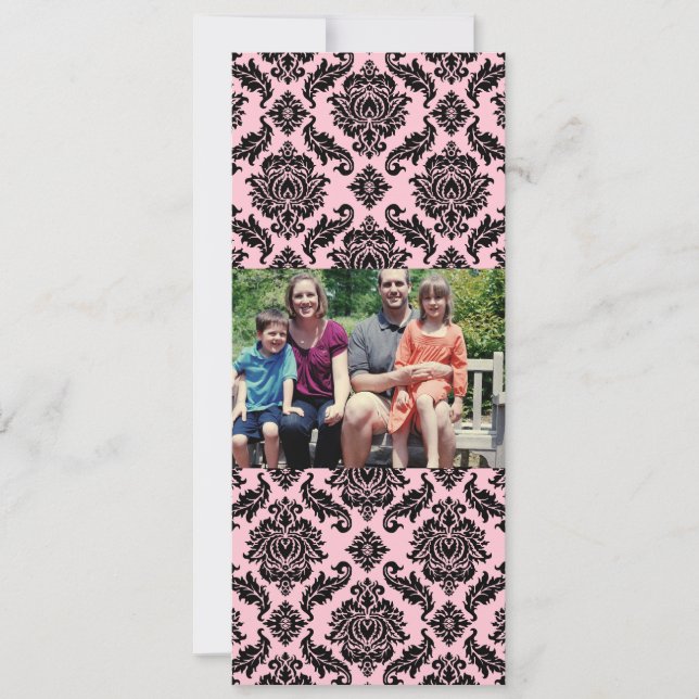 Carte de Noël de famille 4x9 (Devant)