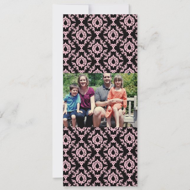 Carte de Noël de famille 4x9 (Devant)