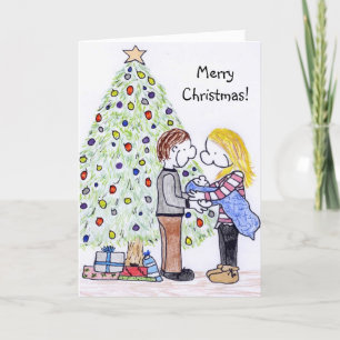 Carte de Noël de famille Lizzy's People