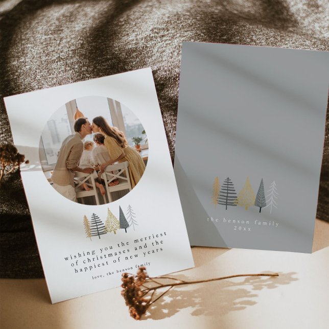 Carte de Noël de famille moderne (Créateur téléchargé)
