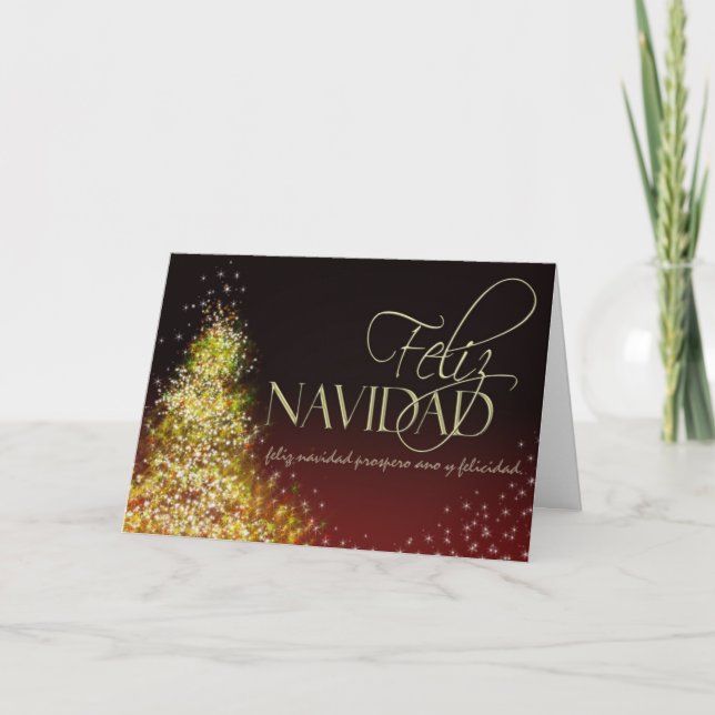 Carte de Noël de Feliz Navidad (Devant)