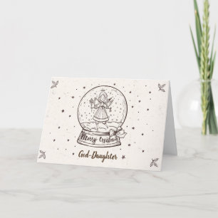 Carte de Noël de filleule