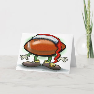 Carte de Noël de football