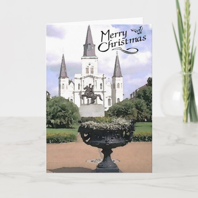 Carte de Noël de French Quarter (Devant)