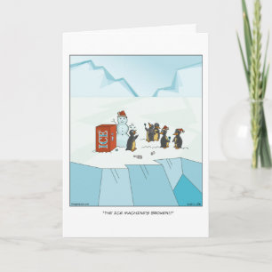 Carte de Noël de glace