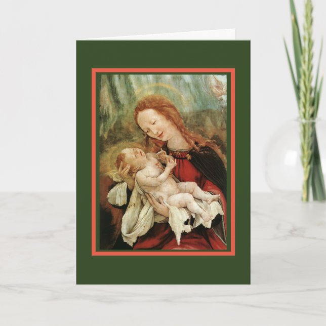 CARTE DE NOËL DE GRUNEWALD "FROHE WEIHNACHTEN " (Devant)