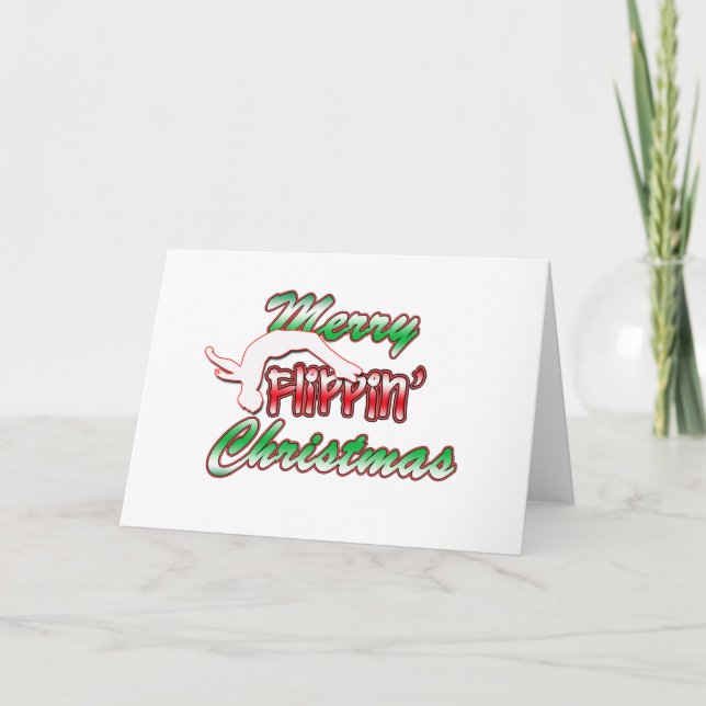 Carte de Noël de Joyeux Flippin (Devant)