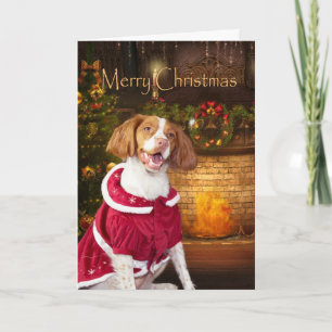 Carte de Noël de la Bretagne de vacances