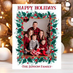 Carte de Noël de la chemise de la frontière