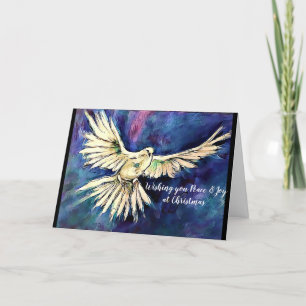 Carte de Noël de la colombe artistique, Uplifting 