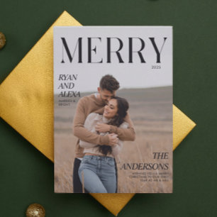 Carte de Noël de la couverture du magazine Style