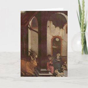 CARTE DE NOËL DE LA NATIVITÉ ALLEMANDE HANS BALDUN