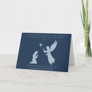 Carte de Noël de la Nativité – L'Annonciation à Ma