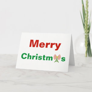 Carte de Noël de la radio de jambon