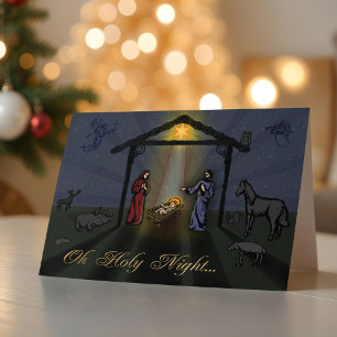 Carte de Noël de la Saint-Nativité