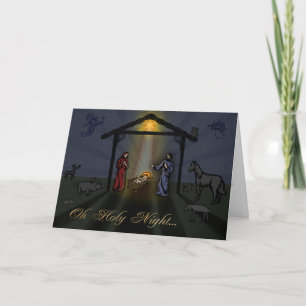 Carte de Noël de la Saint-Nativité