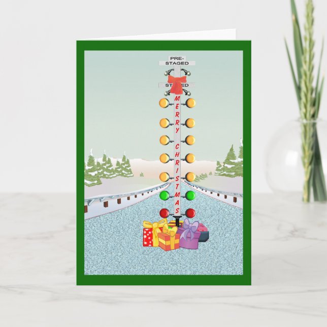 Carte de Noël de la tête (Devant)