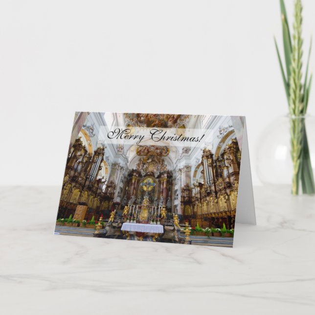 Carte de Noël de l'abbaye d'Ottobeuren (Devant)