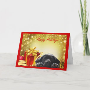 Carte de Noël de labrador retriever Gift12