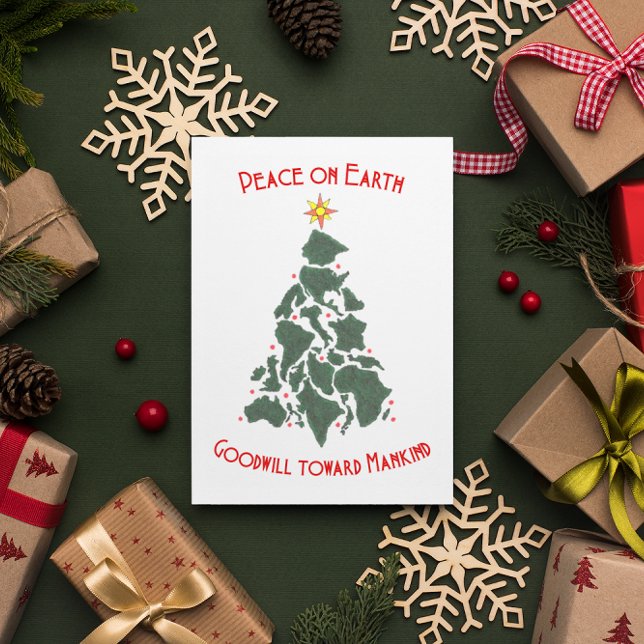 Carte de Noël de l'arbre de Noël (Créateur téléchargé)