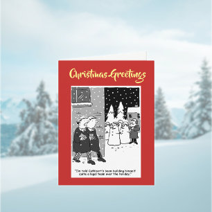 Carte de Noël de l'équipe juridique des Snowmen av
