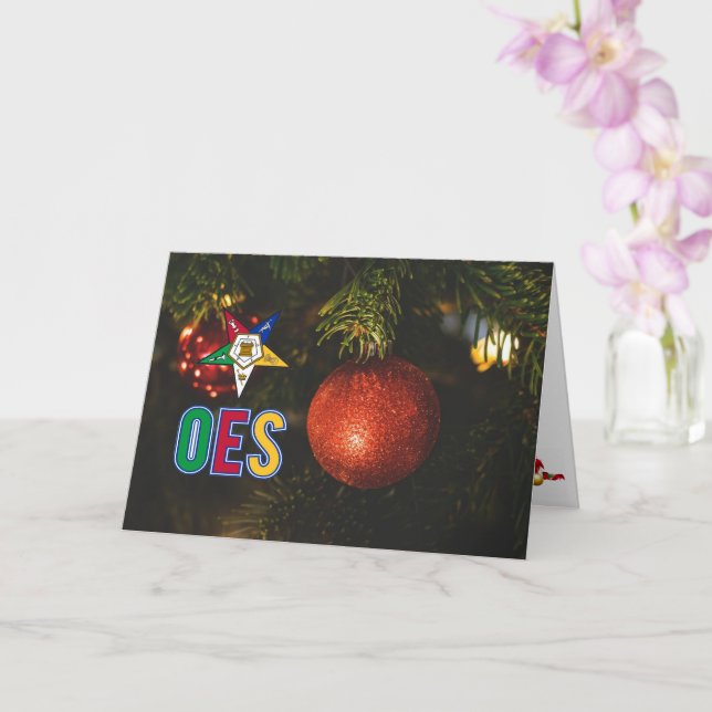 Carte de Noël de l'Etoile de l'Est (Orchidée)