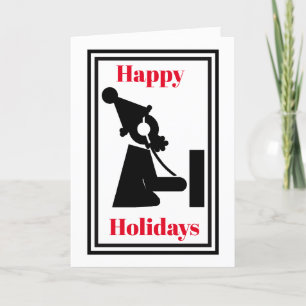 Carte de Noël de l'icône de l'opérateur Ham Radio 