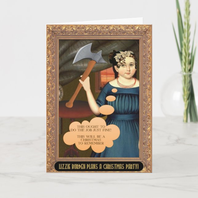 Carte de Noël de Lizzie Borden (histoire récrite (Devant)