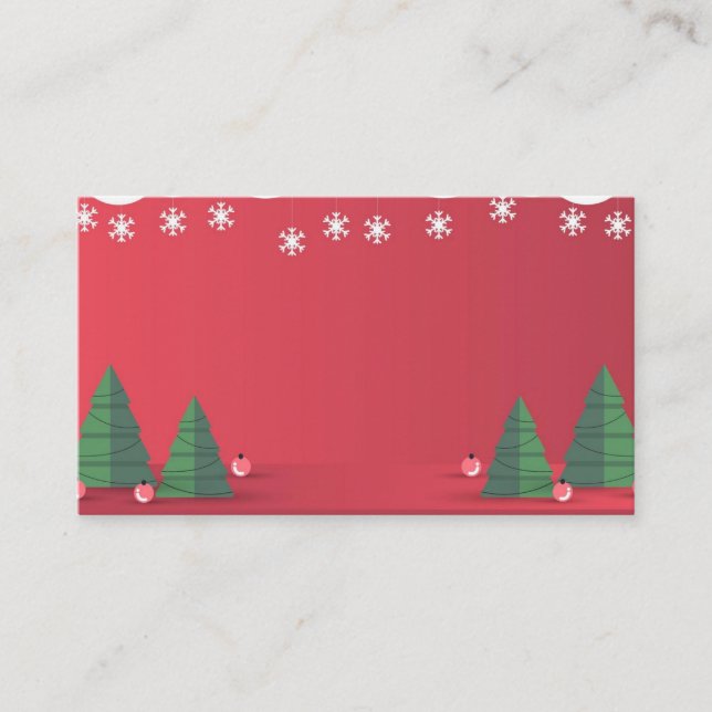 Carte de Noël de mariage (Devant)