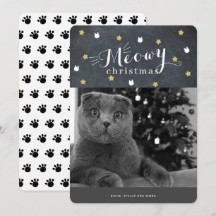 Carte de Noël de Meowy