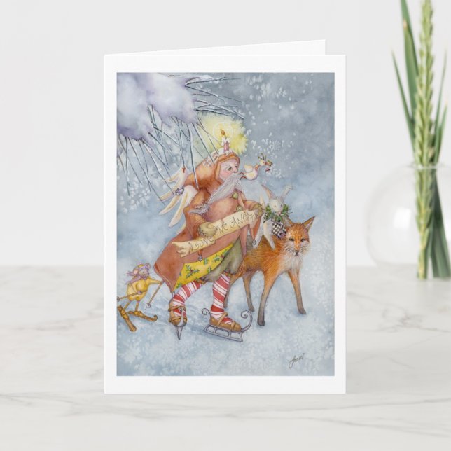 Carte de Noël de "messager" (Devant)