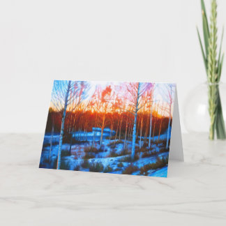Carte de Noël de Milou (blanc dessus à