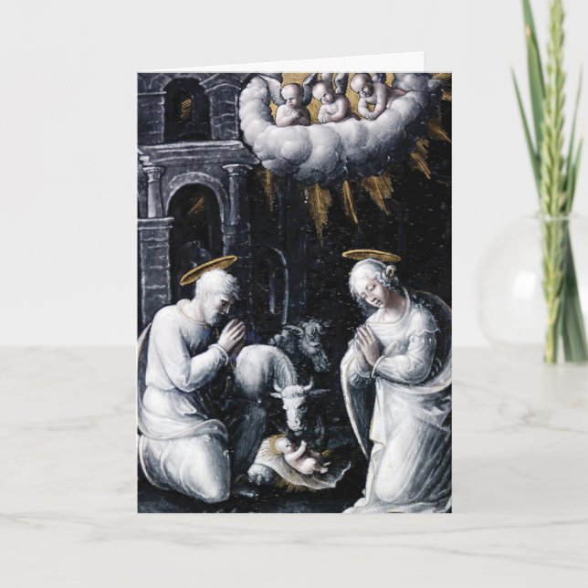 Carte de Noël de nativité (Devant)