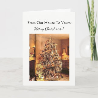 Carte de Noël de notre maison au vôtre