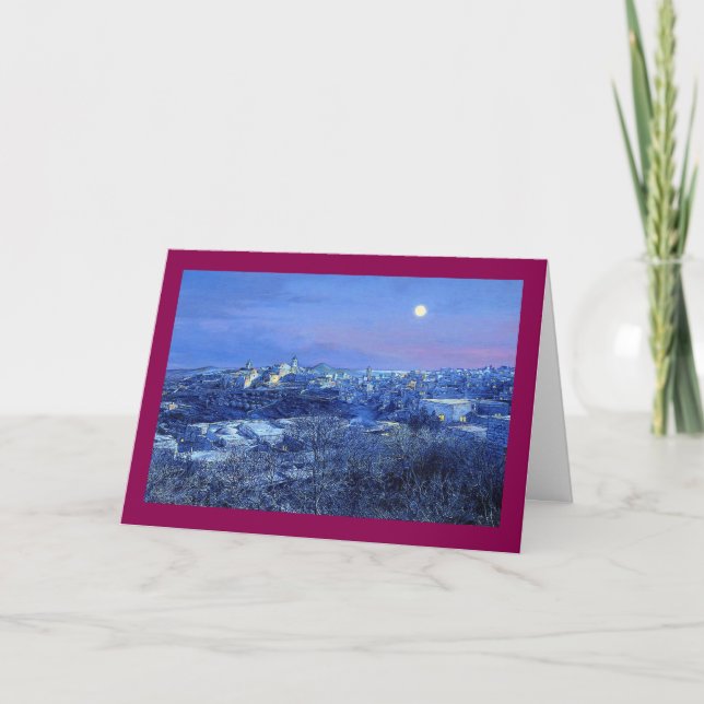 Carte de Noël de Paul McGehee "Bethlehem" (Devant)