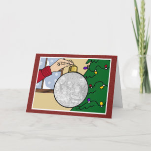 Carte de Noël de photo
