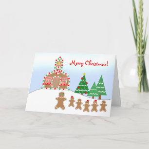 Carte de Noël de professeur d'école de pain