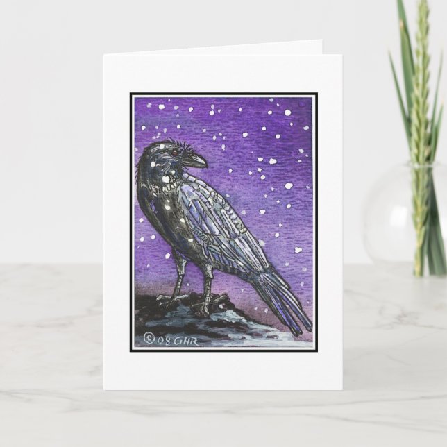 Carte de Noël de Raven (Devant)